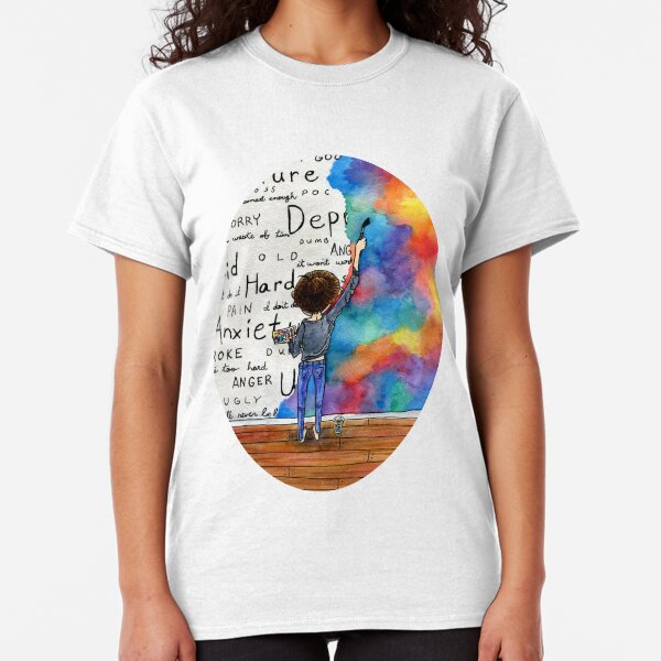 Always Keep Fighting Watercolor Painting (2015) REVAMP Classic T-Shirt