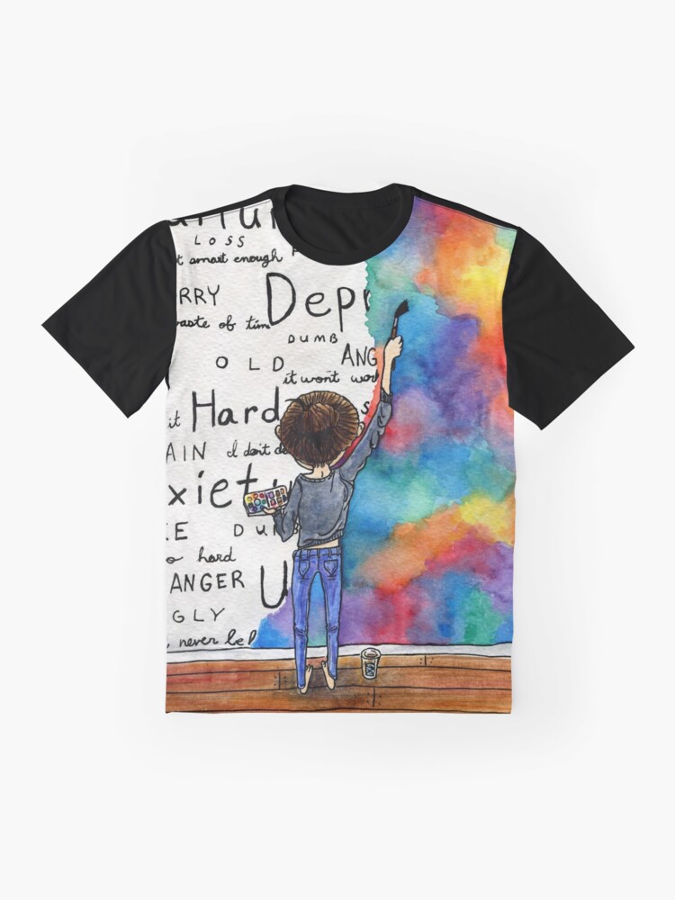 Thumbnail 4 von 5, Grafik T-Shirt, Herzenskummer designt und verkauft von arlieopal.