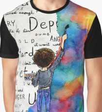 Always Keep Fighting Watercolor Painting (2015) REVAMP Graphic T-Shirt