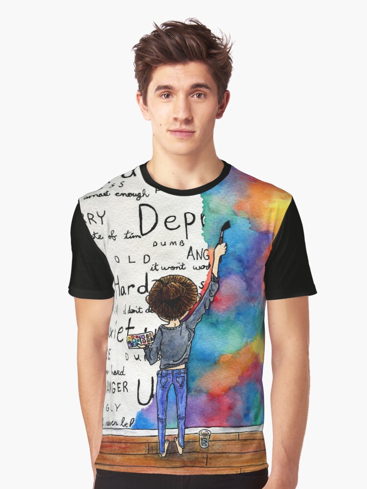 Thumbnail 1 von 5, Grafik T-Shirt, Herzenskummer designt und verkauft von arlieopal.