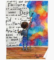 Kämpfen Sie immer wieder Aquarell (2015) REVAMP Poster