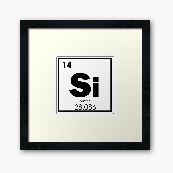 Item preview, Silicon chemical element designed and sold by tony4urban.