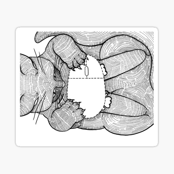 Boobytrap Cat Sticker