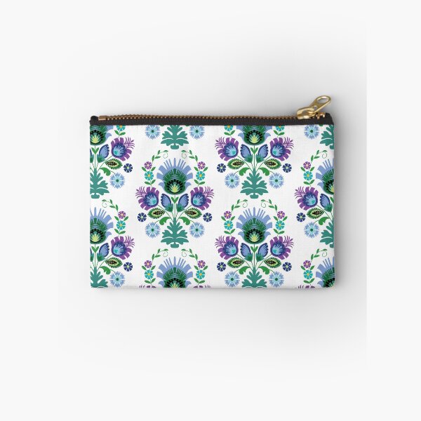 Item preview, Polish Folk Flowers Light Blue designed and sold by Barbara Pixton.