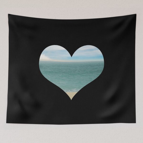 Item preview, Ocean heart designed and sold by Chillaxo.