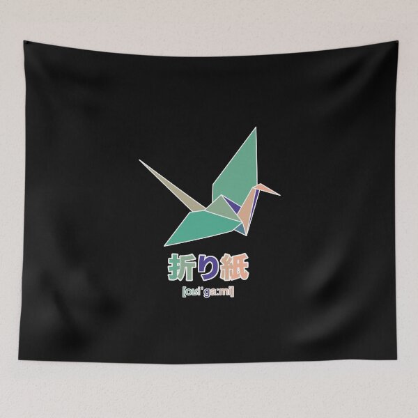 Item preview, Origami Crane Green Peach designed and sold by aircoucou.