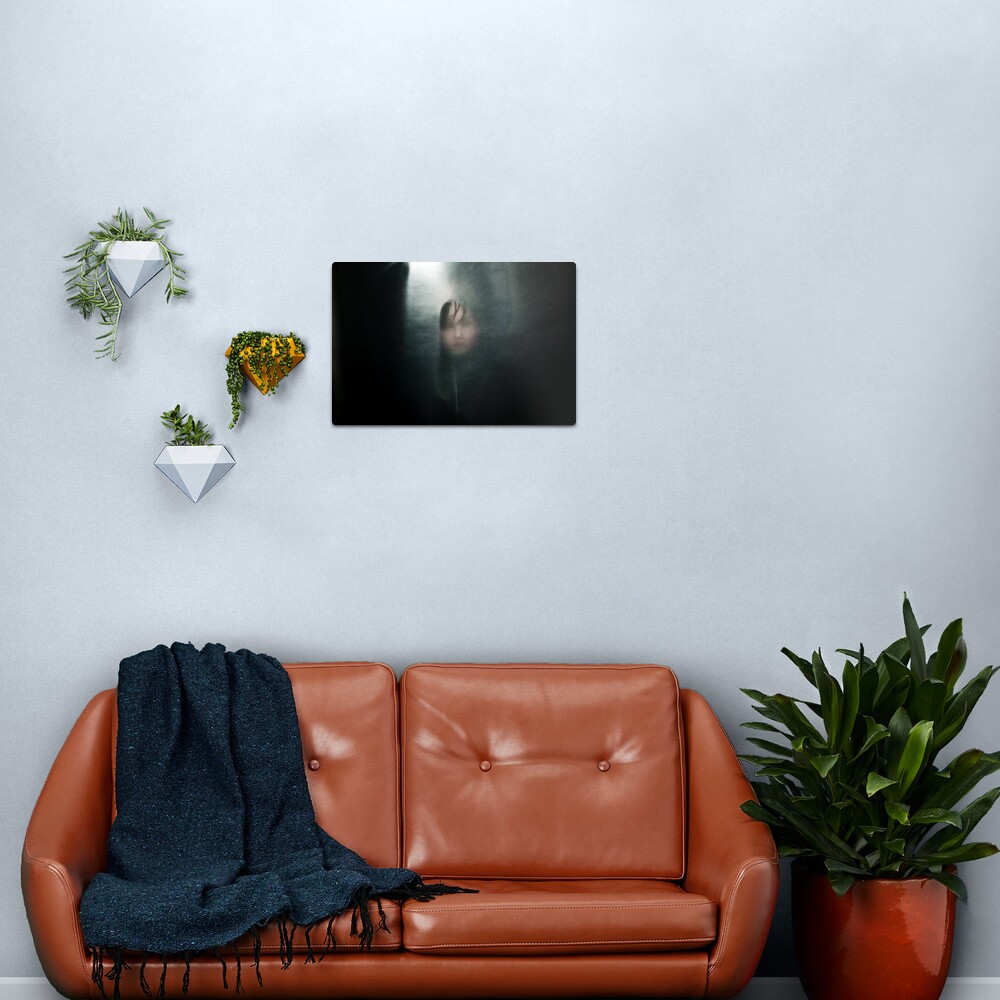 face Metal Print