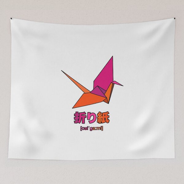 Item preview, Origami Crane Pink Orange designed and sold by aircoucou.
