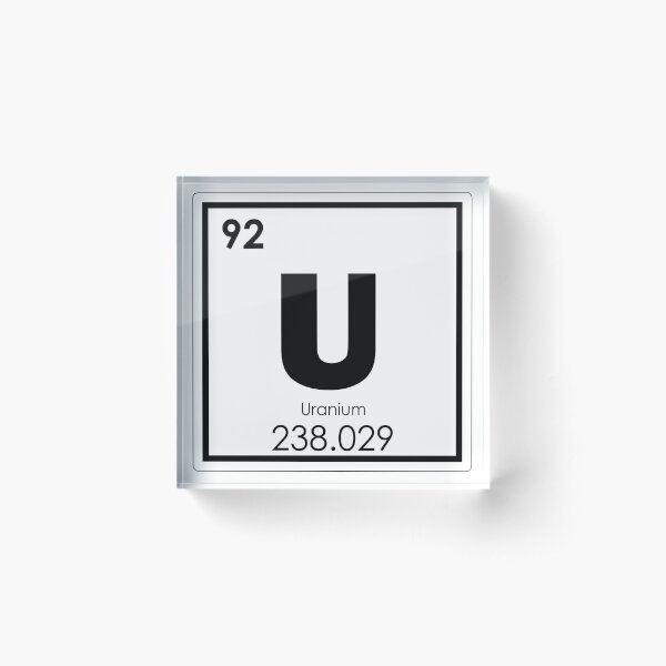 Aperçu de l'œuvre Elément chimique d'uranium créée et vendue par tony4urban.
