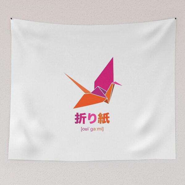 Item preview, Origami Crane Pink Orange designed and sold by aircoucou.