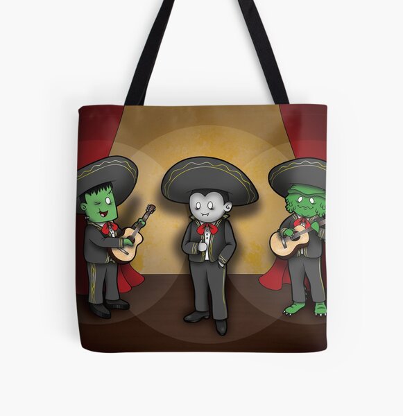 Monster Mariachi All Over Print Tote Bag