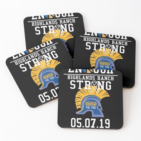 Item preview, STEM School Highlands Ranch Shooting | Enough | Dark Apparel designed and sold by PureCreations.