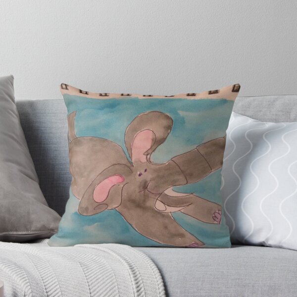 Item preview, Shelby The Eckstatic Elephant Flies Through The Sky With The Greatest of Ease designed and sold by pinkyjainpan.