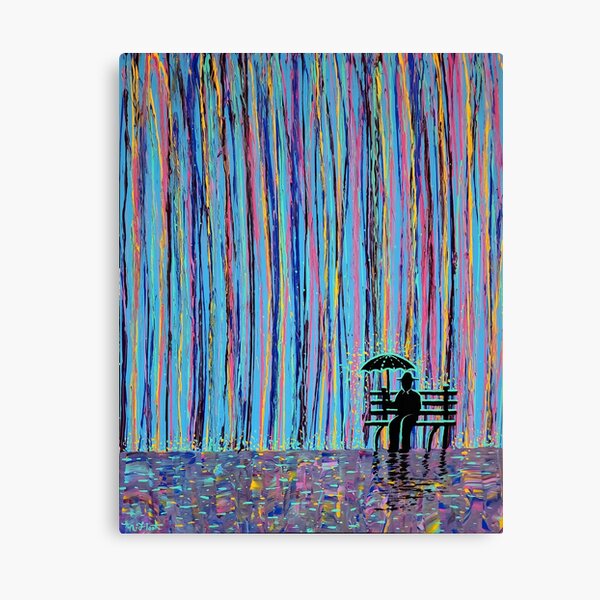 Acid Rain #3 - (MUCH LARGER REMAKE OF ORIGINAL) Canvas Print