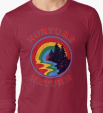 Nurture Natur Vintage Umweltschützer Design Langarmshirt