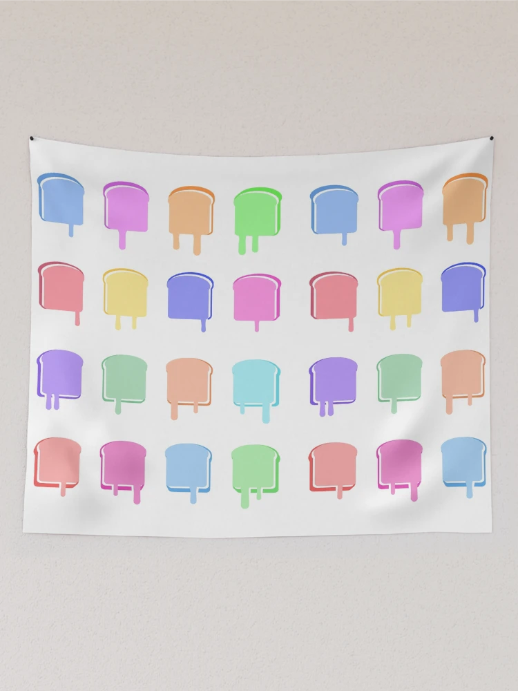 Thumbnail 2 of 3, Tapestry, Rainbow Toasts [Roufxis-Rb] designed and sold by RoufXis.