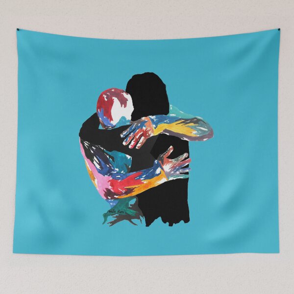 Item preview, hug me couple painting designed and sold by valeagapi.
