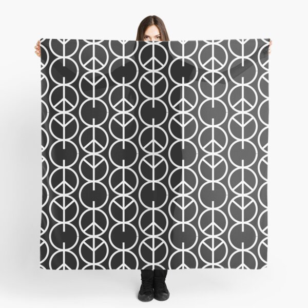 Wabi$abi symbol (white) Scarf