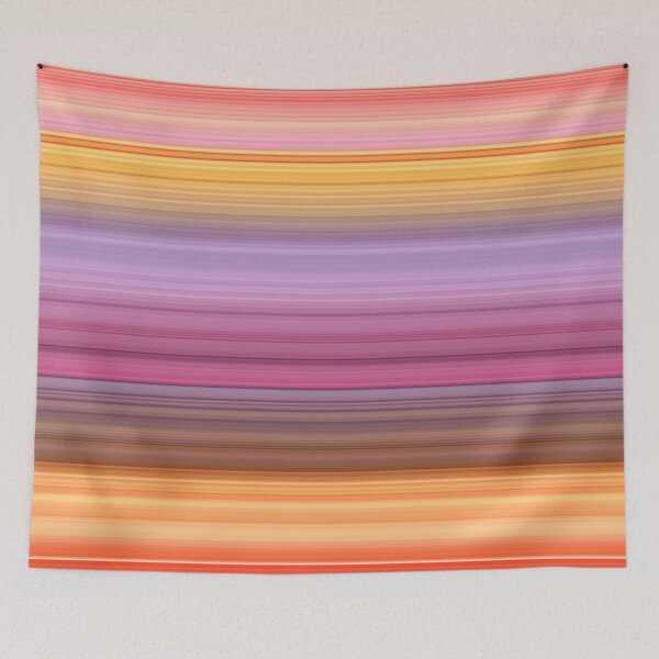 Item preview, Hibiscus - Floral colors striped pattern designed and sold by WesternExposure.