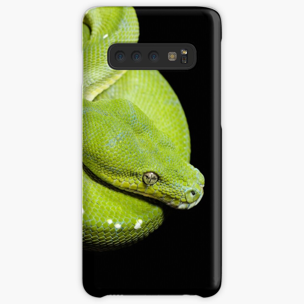 Green Tree Python Case Skin For Samsung Galaxy By Sarasternberg