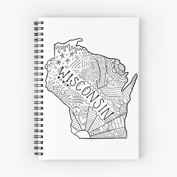 Item preview, Wisconsin State Doodle designed and sold by Corey Paige Designs.