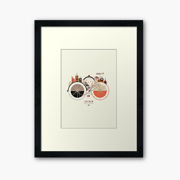 Free Rider Framed Art Print