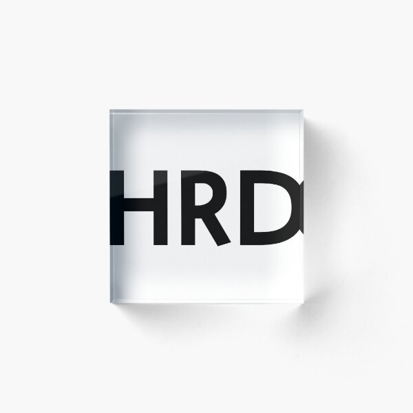HRD logo Acrylic Block