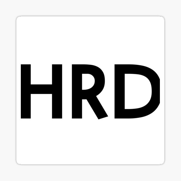 HRD logo Sticker