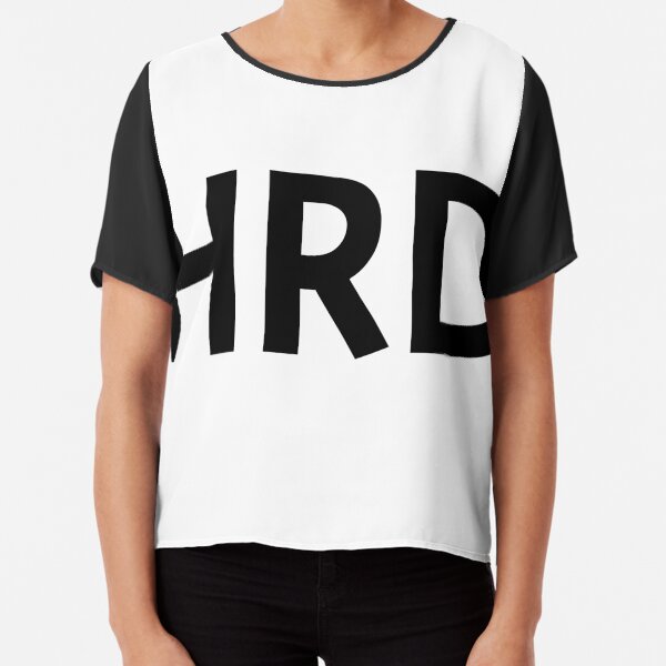 HRD logo Chiffon Top