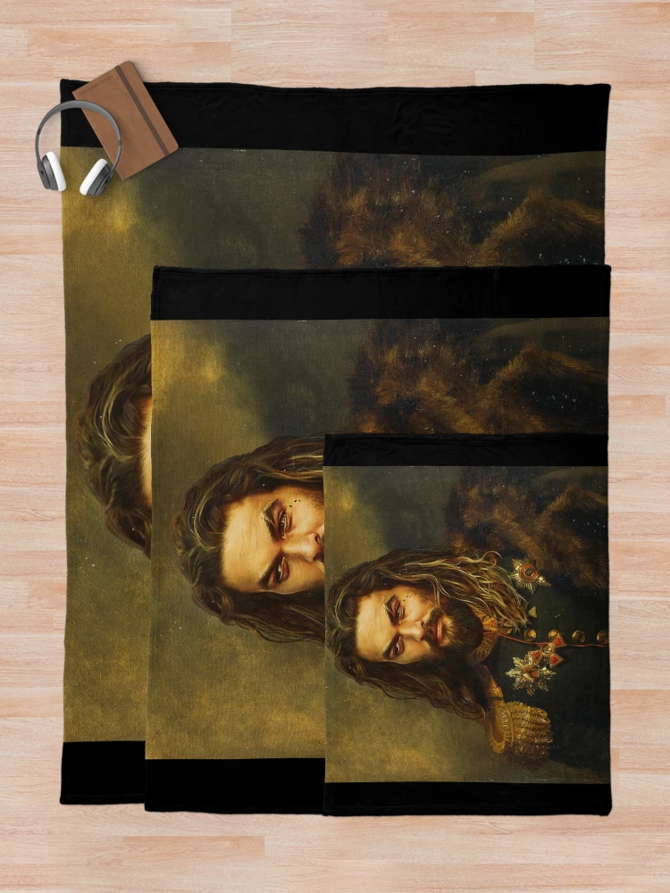Thumbnail 5 of 6, Throw Blanket, Jason Momoa - replaceface designed and sold by replaceface.