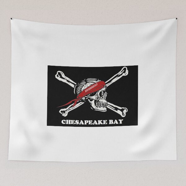 Item preview, Red Chesapeake Bay Calvert County Maryland Pirate Pride designed and sold by baybranded.