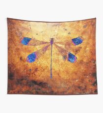 Dragonfly in Amber Tapestry