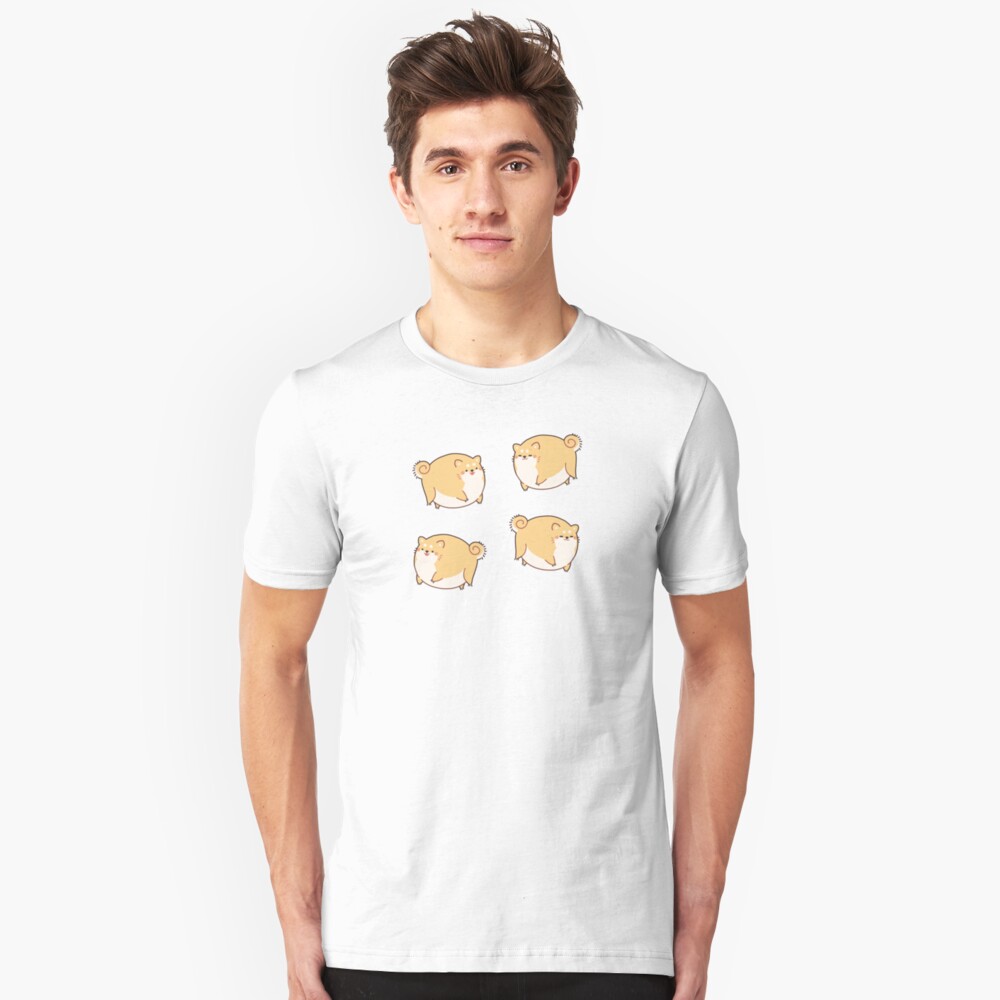 Round Shibes ! Slim Fit T-Shirt