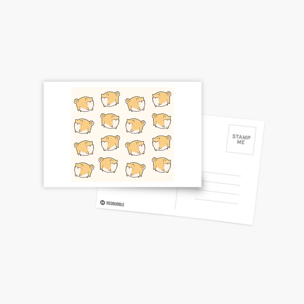 Round Shibes ! Postcard