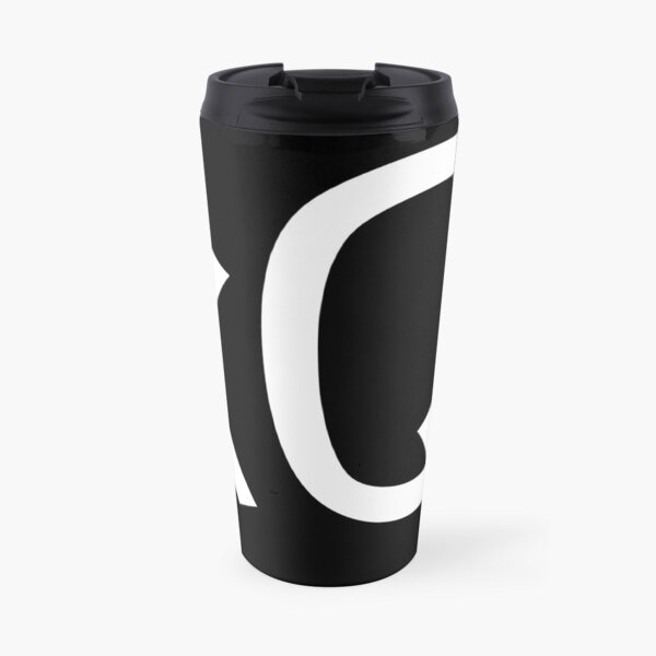 Keegan Quinn logo (white) Travel Mug