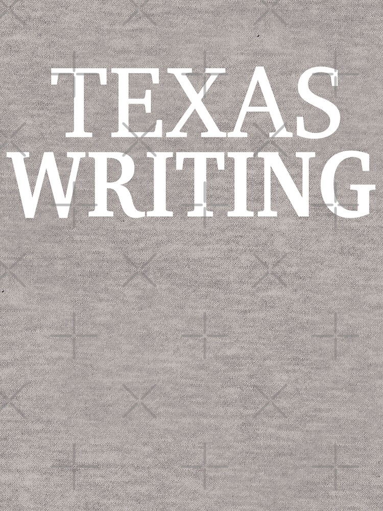 Texas Writing with White Text by willpate