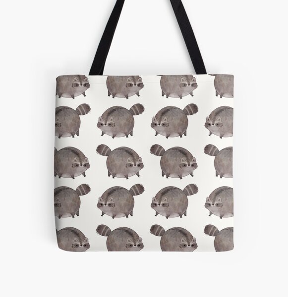 Chubby Trash Panda All Over Print Tote Bag