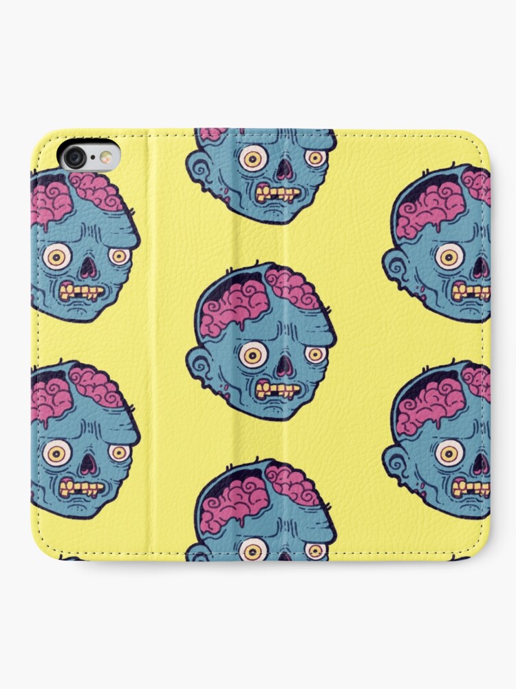 Alternate view of Zombie Brains - I bite iPhone Wallet