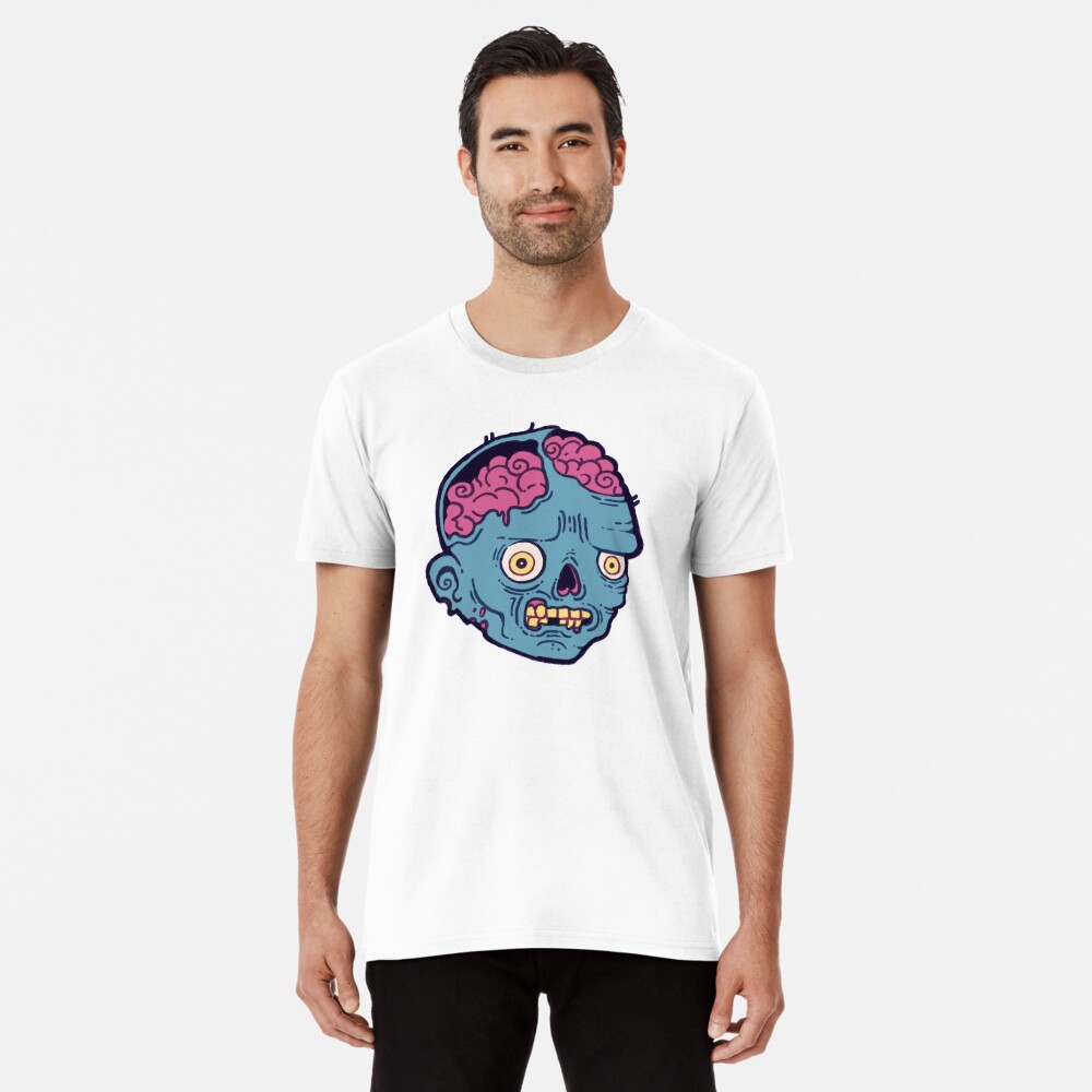 Zombie Brains - I bite Premium T-Shirt