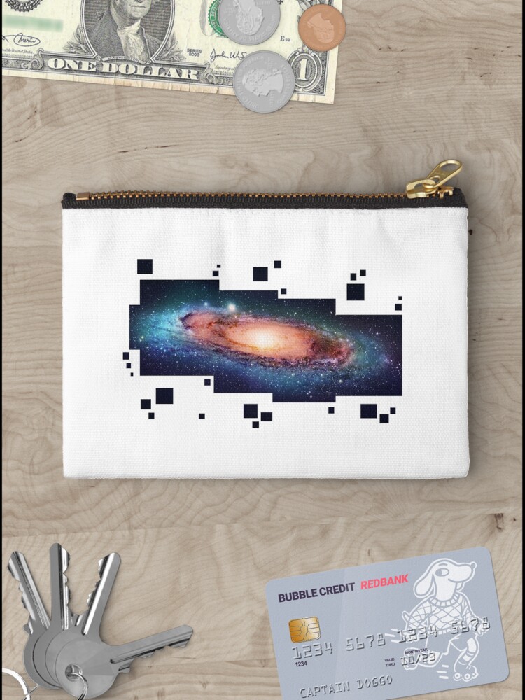 Thumbnail 3 of 4, Zipper Pouch, Boxy Andromeda designed and sold by echovolution.