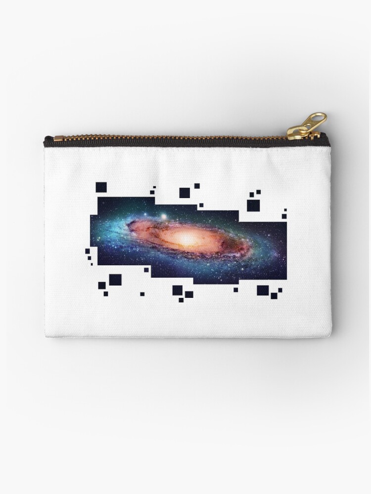 Thumbnail 1 of 4, Zipper Pouch, Boxy Andromeda designed and sold by echovolution.