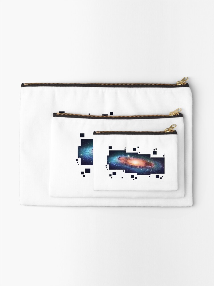 Thumbnail 2 of 4, Zipper Pouch, Boxy Andromeda designed and sold by echovolution.