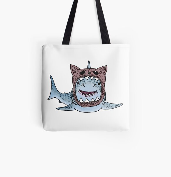 CatShark All Over Print Tote Bag