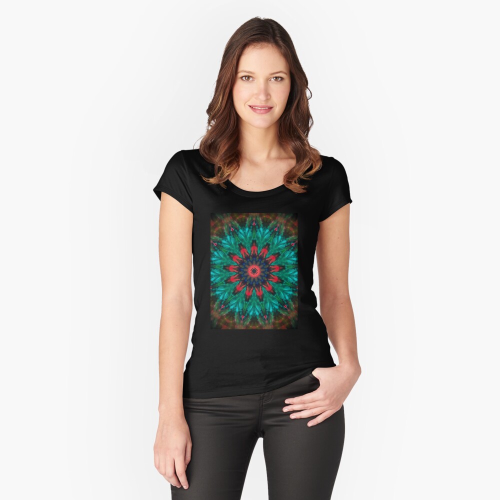 Item preview, Fitted Scoop T-Shirt designed and sold by OneDayArt.