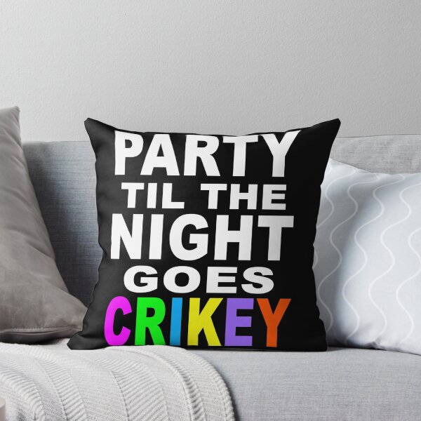 Item preview, Party til The Night Goes CRIKEY designed and sold by zombiemama.
