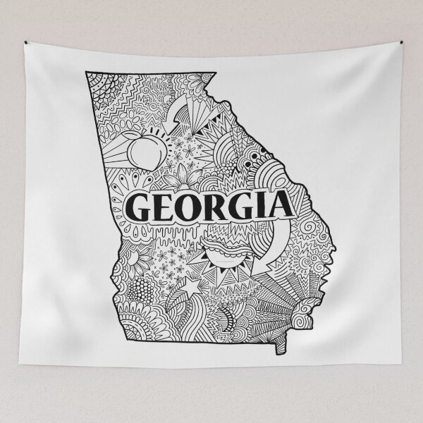 Item preview, Georgia State Doodle designed and sold by Corey Paige Designs.