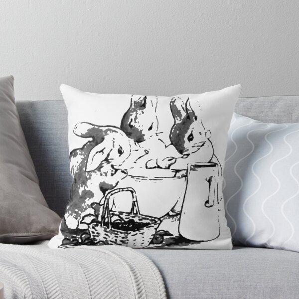 Item preview, Flopsy, Mopsy and Cottontaill Black and White designed and sold by Amy Olsen.