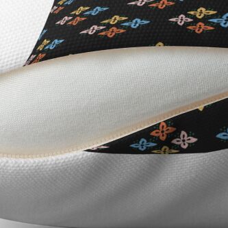 Alternate view of Las Flores 02 (Patterns Please) Floor Pillow