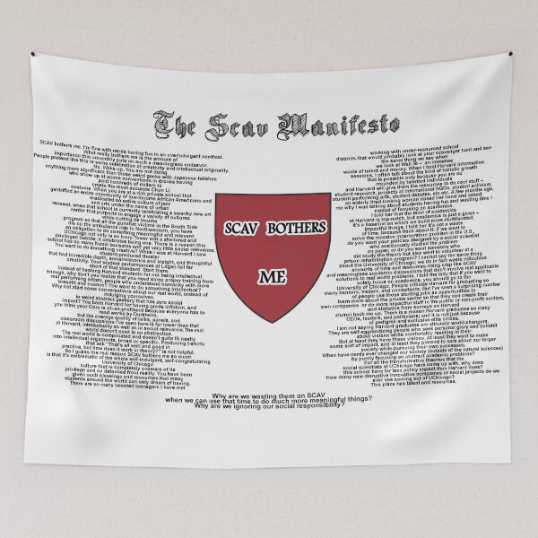 Item preview, The Scav Manifesto designed and sold by tojustbe.