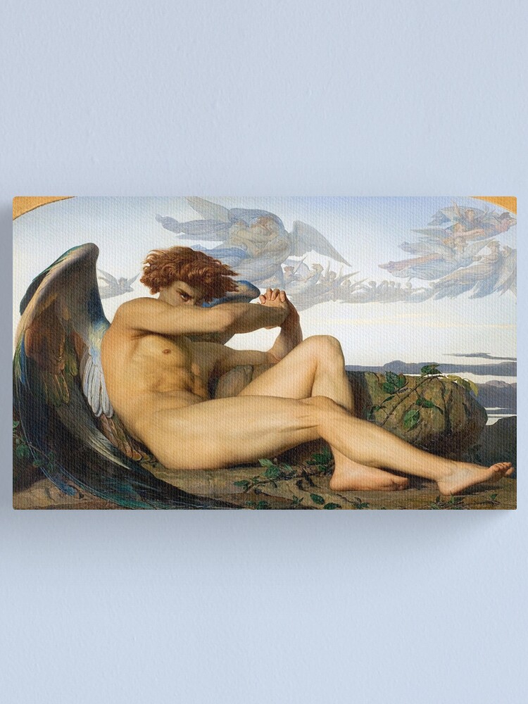 Alternate view of Fallen Angel Alexandre Cabanel Original Canvas Print